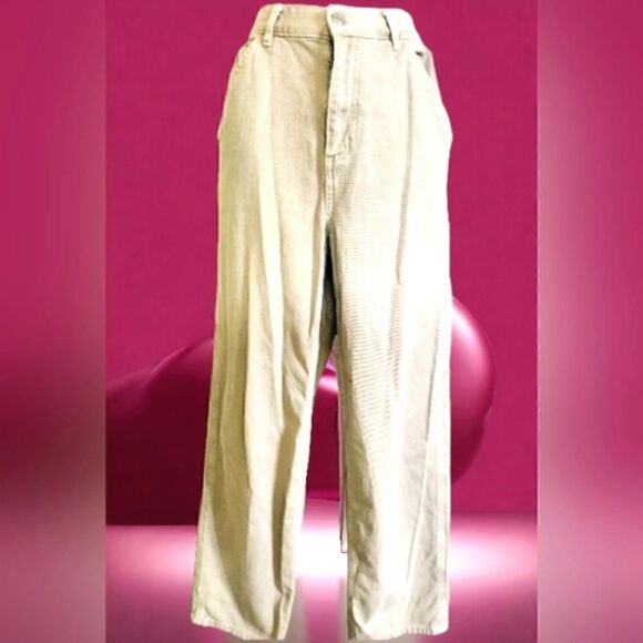 GARAGE CARGO Pants WOMEN'S Tan/Khaki Pockets Baggy Grunge Hip Hop SIZE JR 3 - Picture 7 of 14